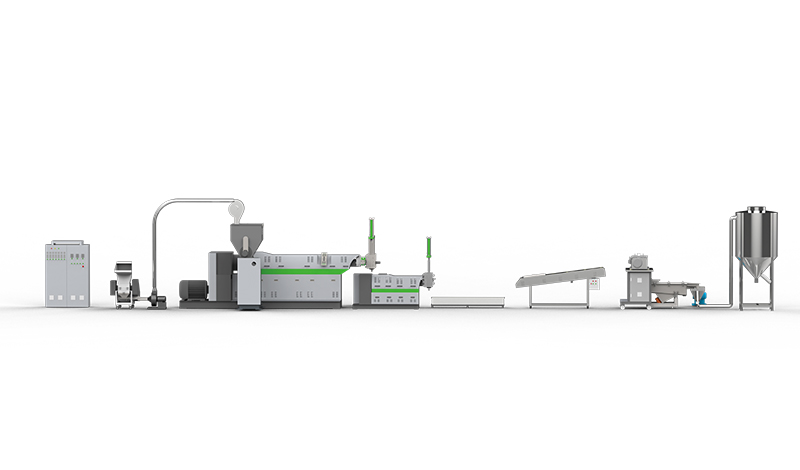 Film Side Feeder Recycling Machine Line