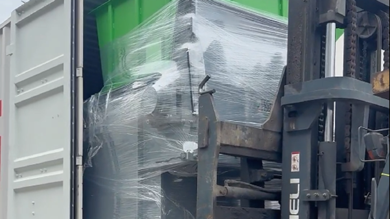Shredder delivery